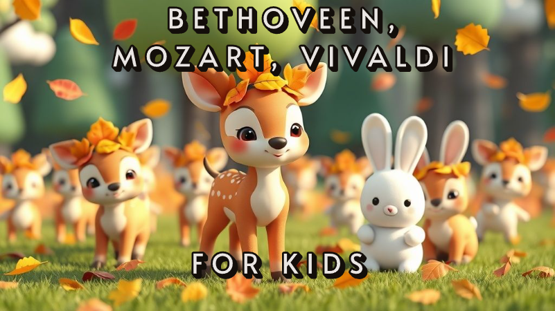 Mozart, Beethoven & Vivaldi for Kids (Lullaby Versions) – Mozart, Beethoven y Vivaldi para Niños