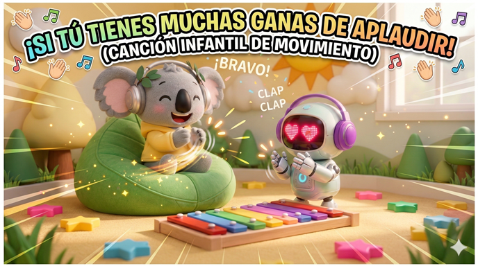 Si Tú Tienes Muchas Ganas de Aplaudir. Canción Infantil de Movimiento (Video Original)