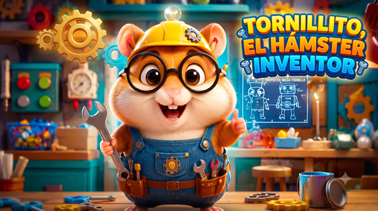 Tornillito, el Hámster Inventor. Canción Infantil Original. Tengo una Idea.
